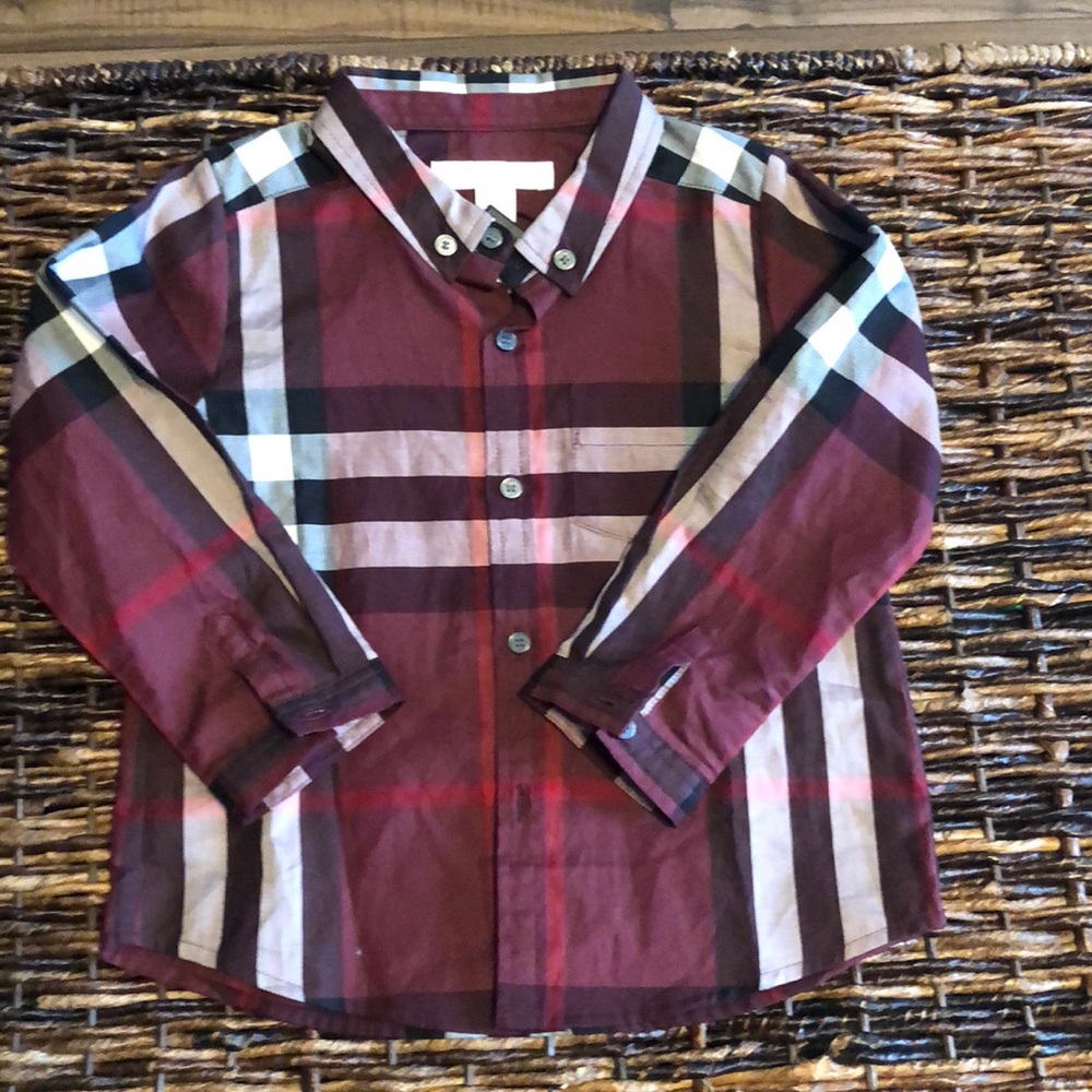 18m Boys Burberry Shirt